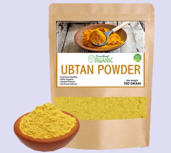 100% Organic Ubtan Fine Powder for Skin – Natural Glow & Herbal Care 100g