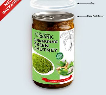 Green Chutney – A Burst of Freshness in Every Bite 500 Grams PetCan