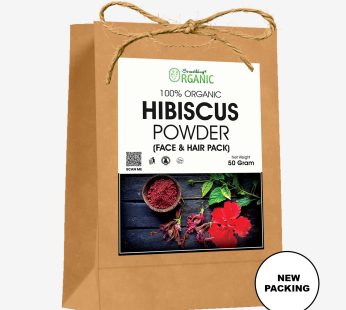 Brown Bag Premium Hibiscus Powder – Natural Skin & Hair Care, Antioxidant Boost