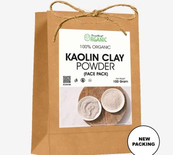 Brown Bag Pure Kaolin Clay Powder – Natural Skin Care & Detoxifying Face Mask