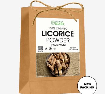 Brown Bag Pure Licorice Powder – Natural Herbal Remedy for Digestive Health & Skin Care