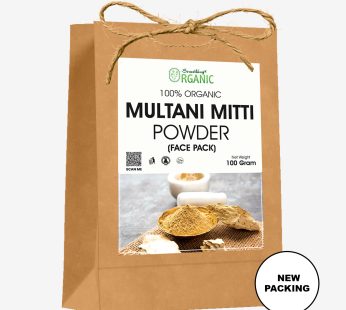 Brown Bag Premium Multani Mitti Powder – Natural Clay for Glowing Skin & Hair Care