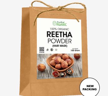 Brown Bag Pure Reetha Powder – Natural Hair Cleanser & Skin Care Solution